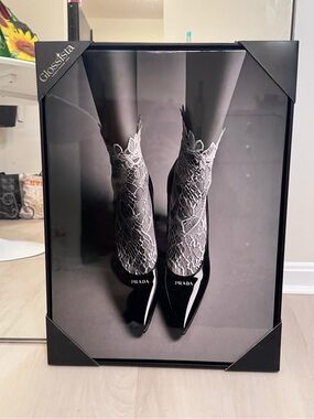 Prada Black Fashion Photography Print